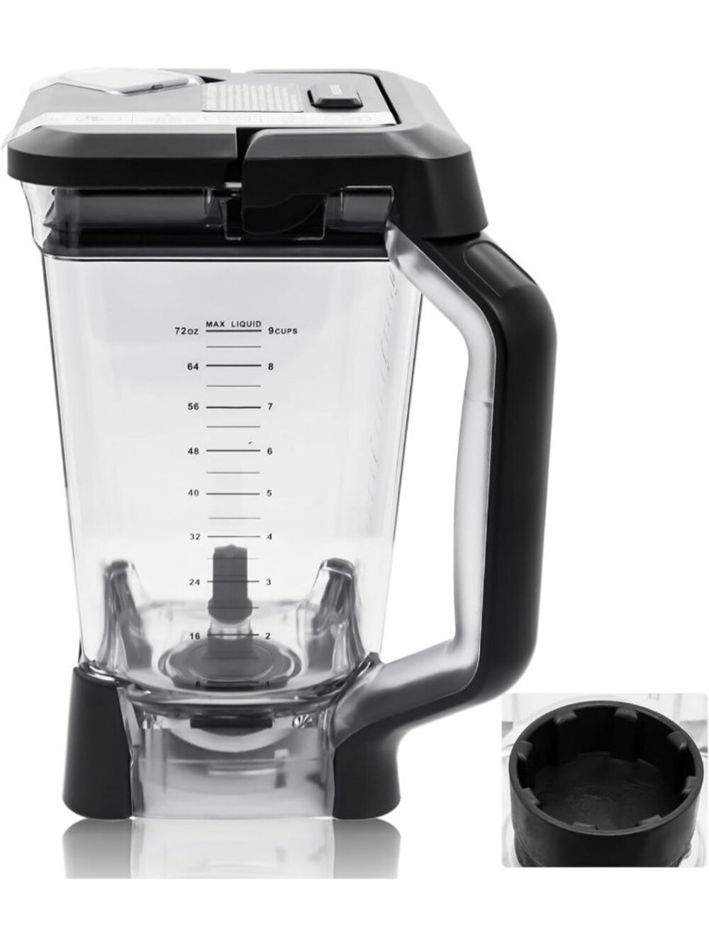 72oz XL Pitcher Replacement for Ninja Blenders - Perfect for Smoothies & Juices